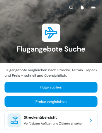 Flugangebot-Such-App