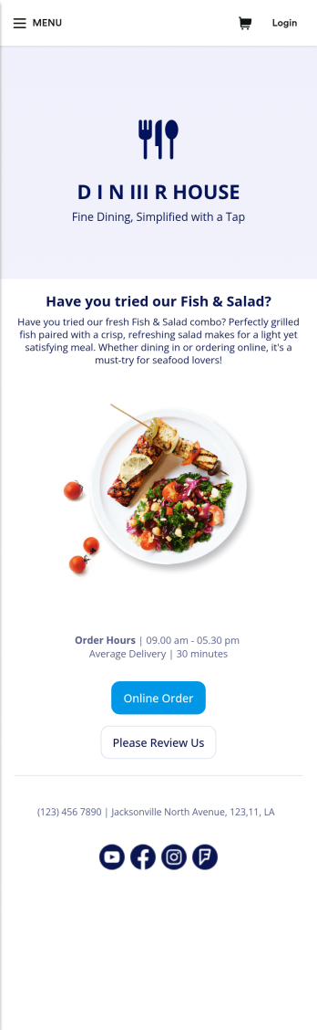 Food Delivery App Template