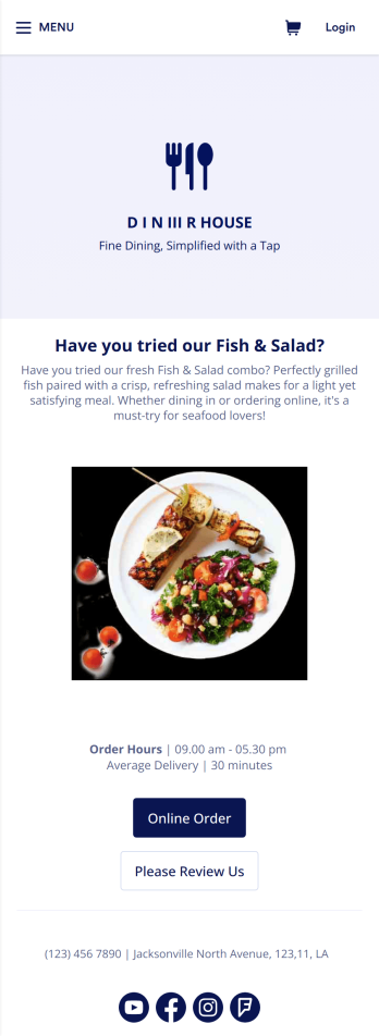 Food Delivery App Template