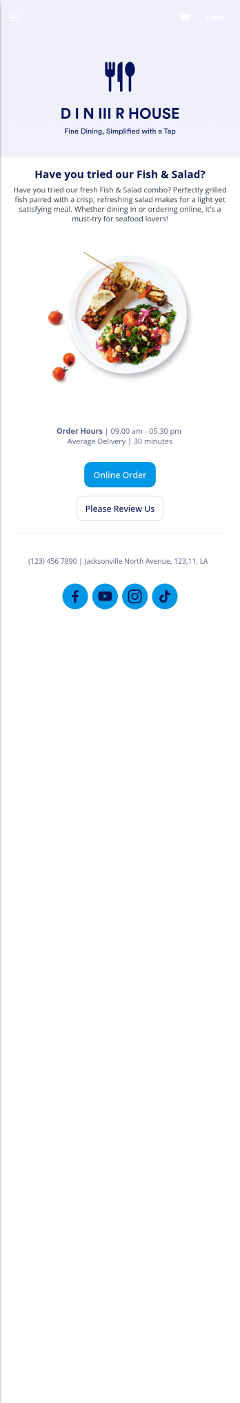 Food Delivery App Template
