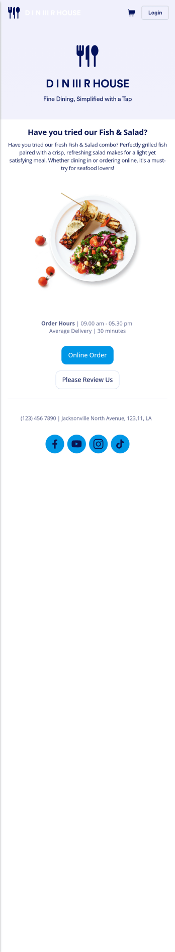 Food Delivery App Template
