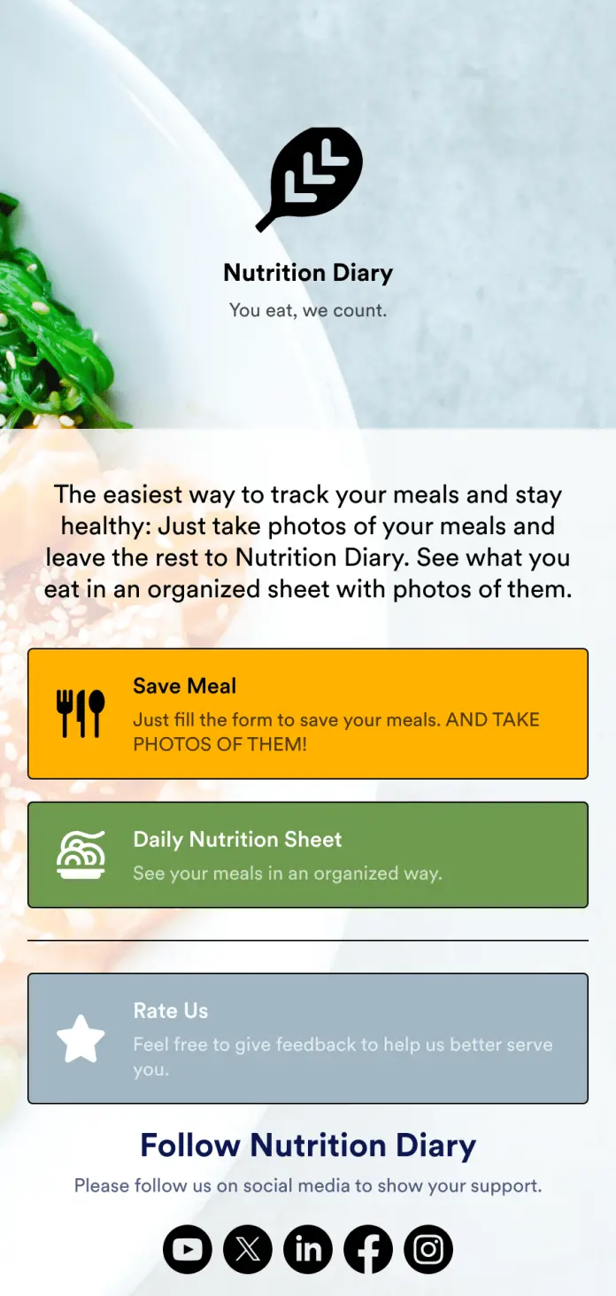 Food Journal App