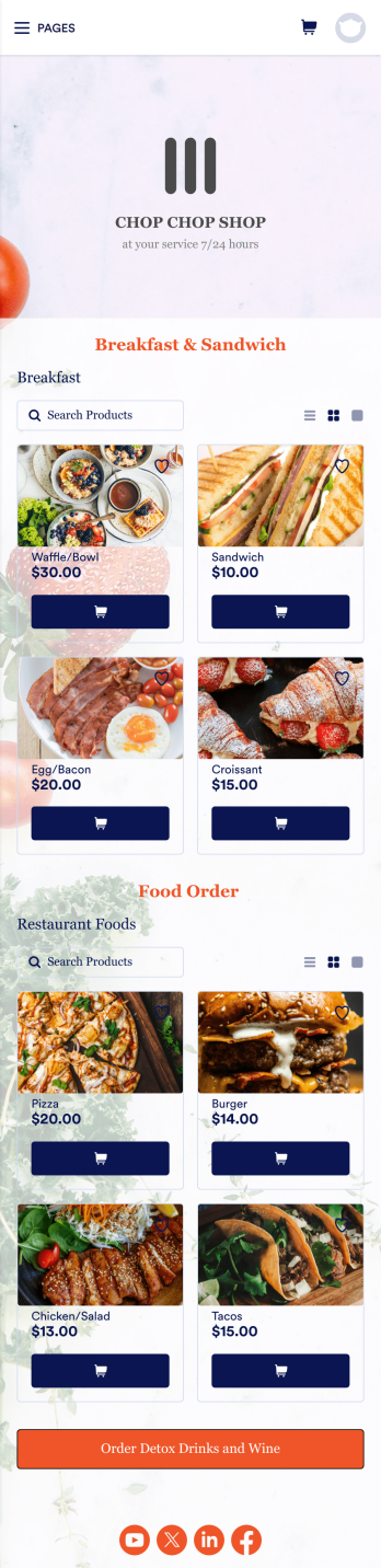 Food Order App Template