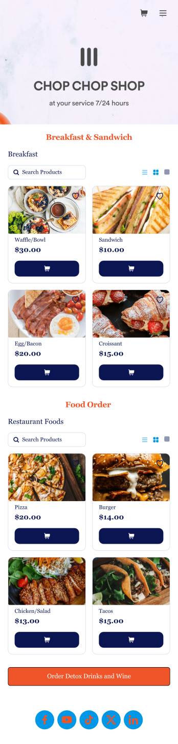 Food Order App Template