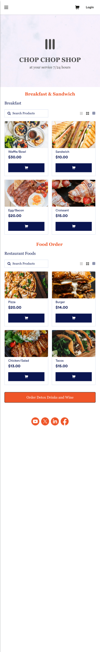 Food Order App Template