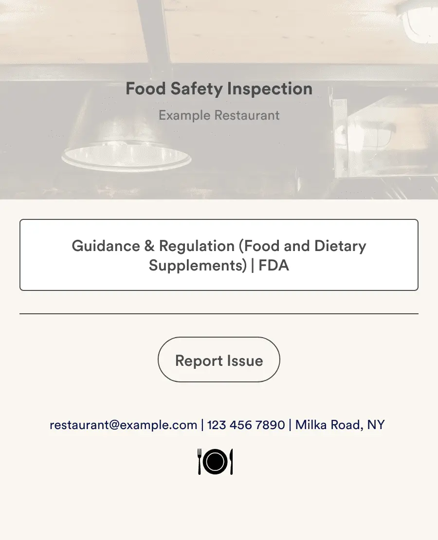 Food Safety App Template Jotform No Code App Builder