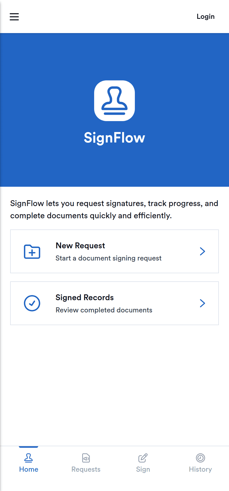 Form Signing App Template | Jotform