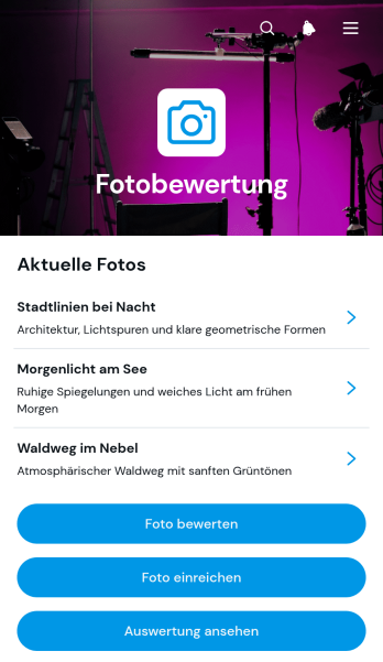 Fotobewertungs-App