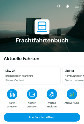 Frachtfahrtenbuch-App