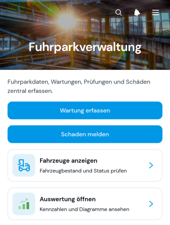 Fuhrparkmanagement-App