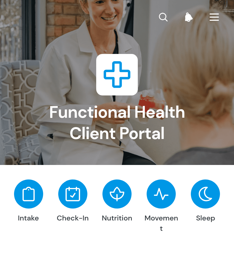 Functional Health Client Portal App Template | Jotform