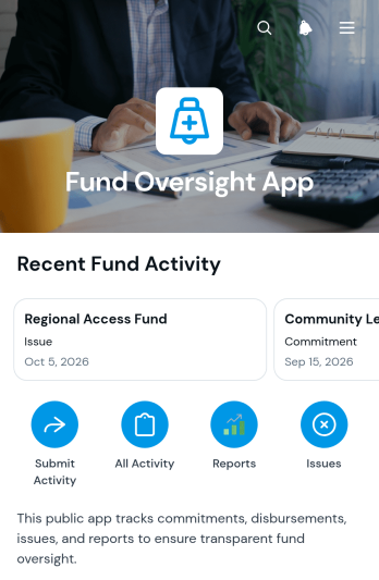Fund Oversight App Template
