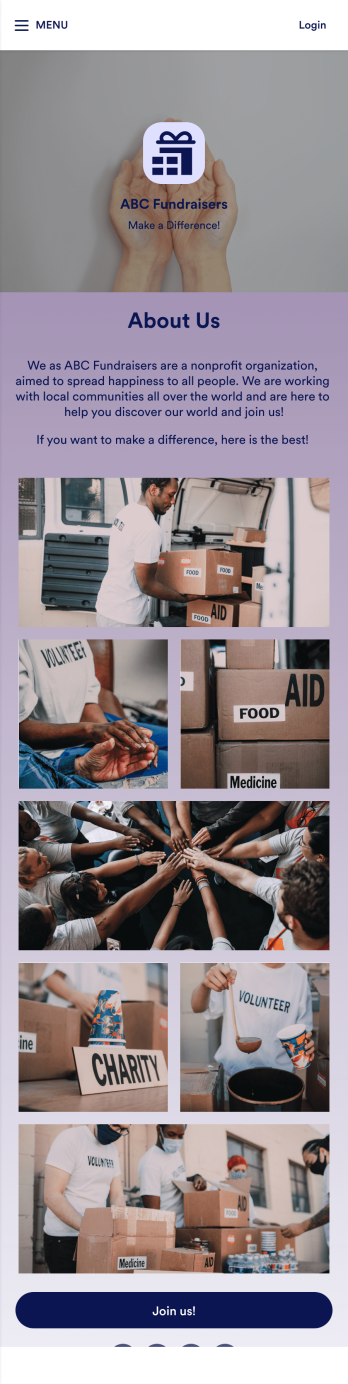 Fundraising App Template