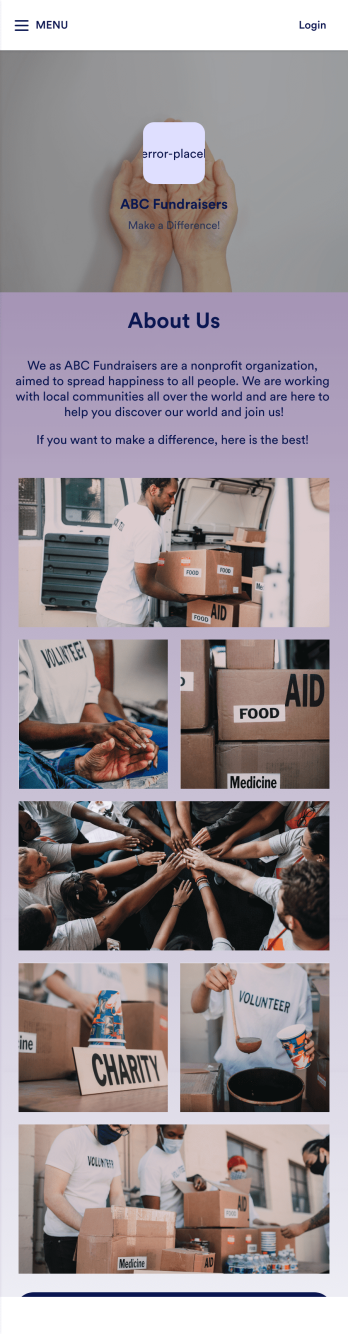 Fundraising App Template