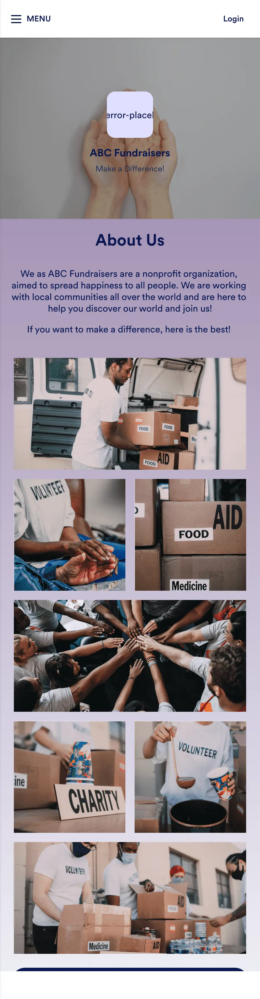 Fundraising App Template Jotform