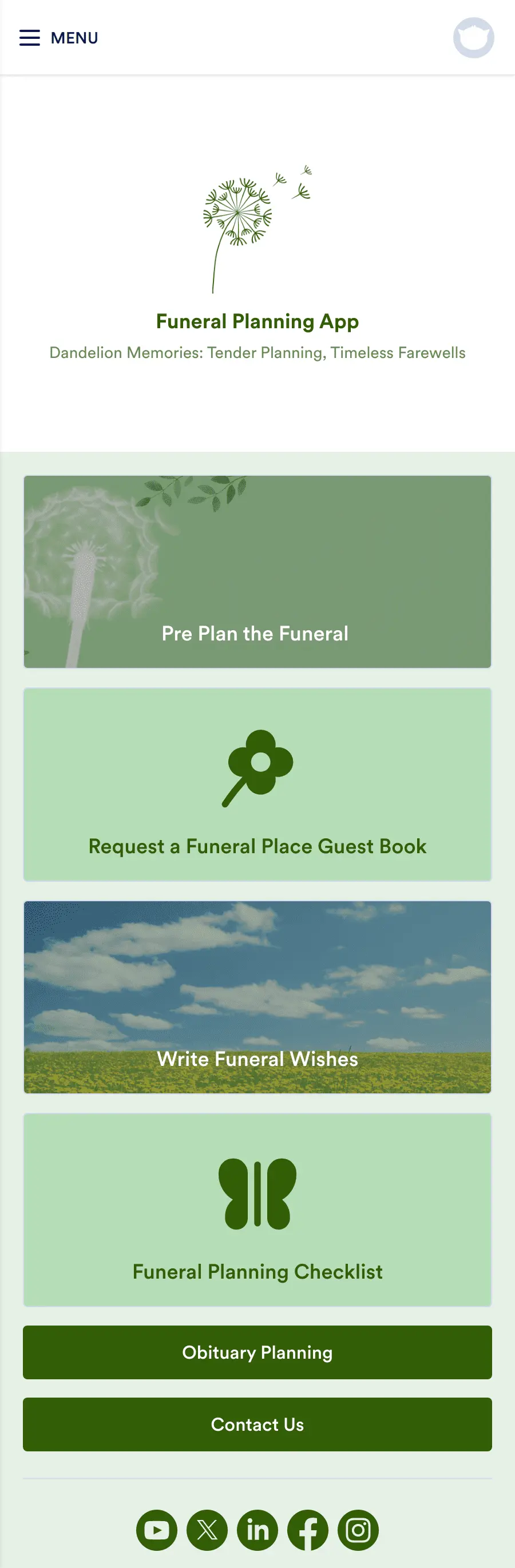 Funeral Planning App Template Jotform