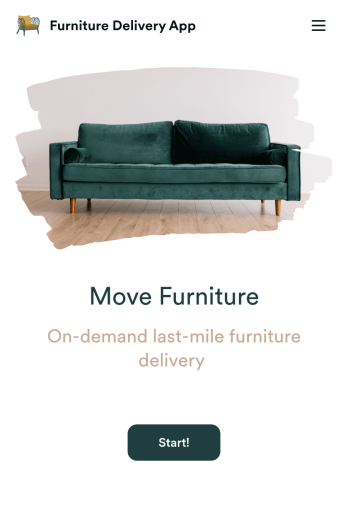 Furniture Delivery App Template
