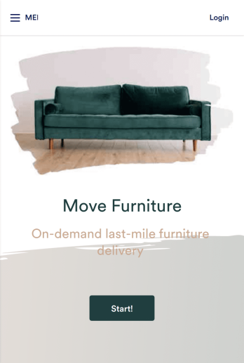 Furniture Delivery App Template