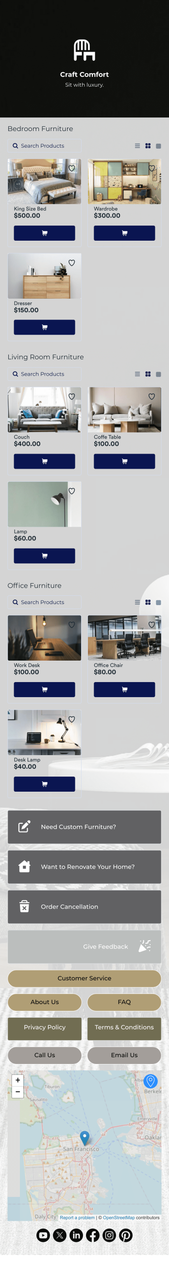 Furniture Store App Template