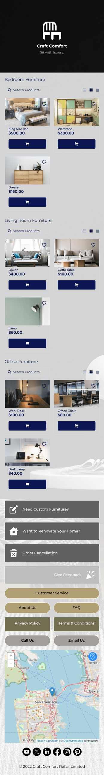 Furniture Store App Template