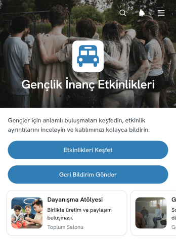 Gençlik İnanç Etkinlikleri Uygulama Șablonu