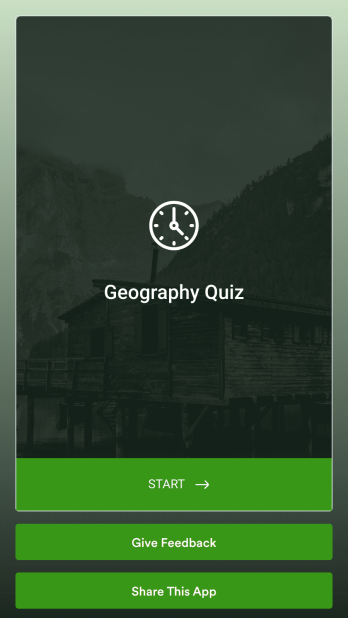 Geography Quiz App Template