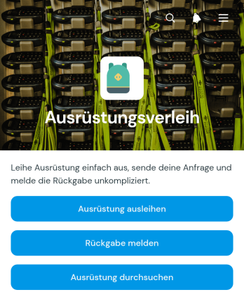 Geräteverleih-App
