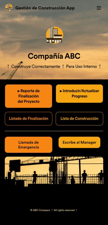 Gestión de Construcción App