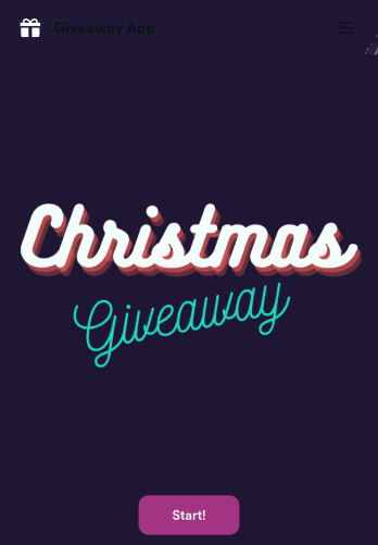 Giveaway App Template