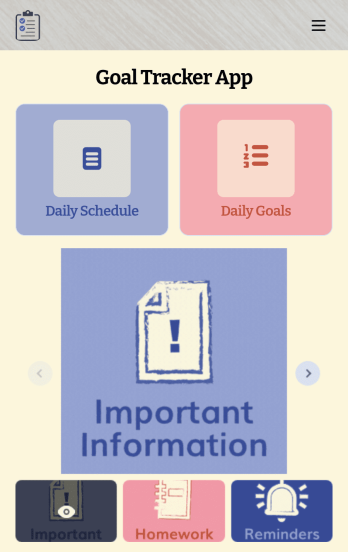 Customizable Goal Tracker App