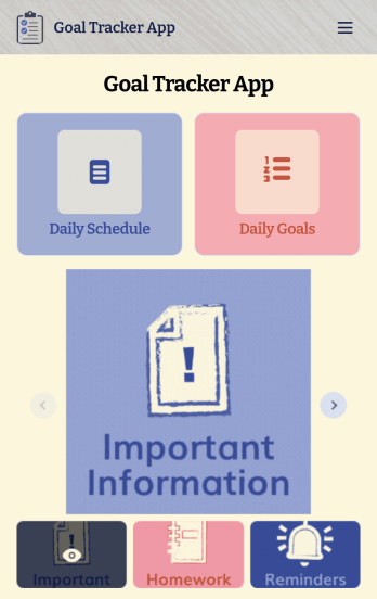 Customizable Goal Tracker App