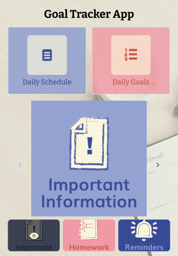 Goal Tracker App Template