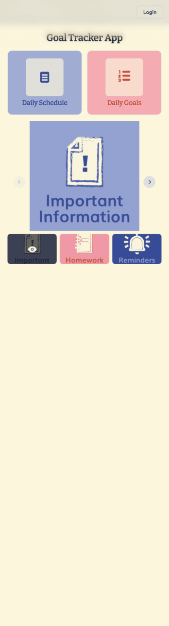 Customizable Goal Tracker App