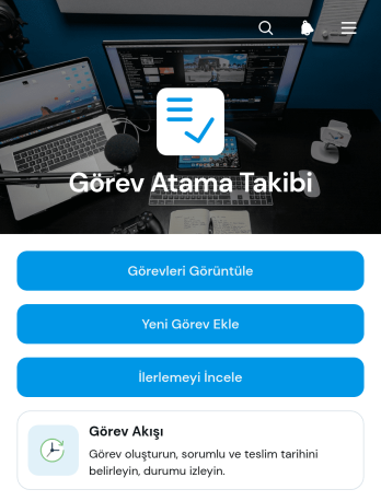 Görev Atama Takip Uygulama Șablonu