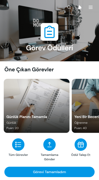 Görev Ödülleri Uygulama Șablonu