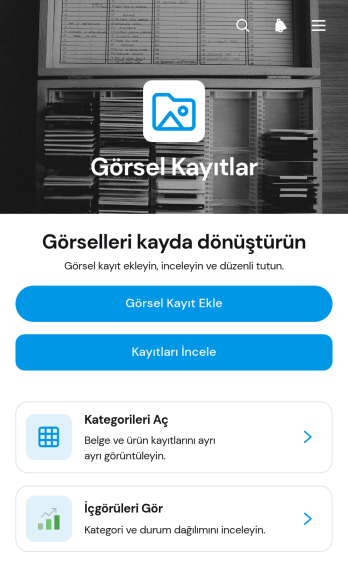 Görsel Kayıtlar Uygulama Șablonu