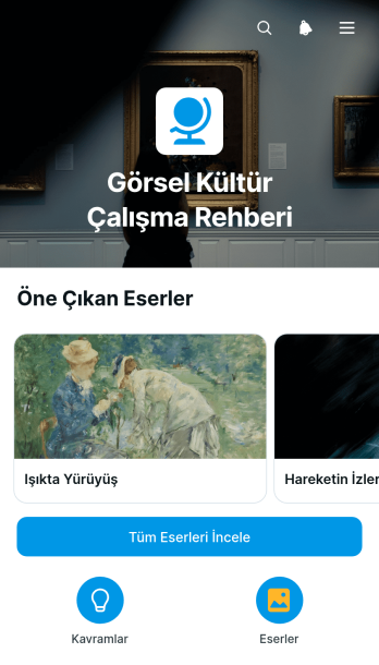 Görsel Kültür Çalışma Rehberi Uygulama Șablonu