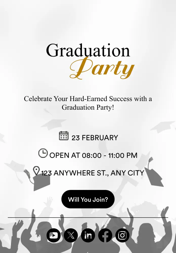 Graduation Invitation App