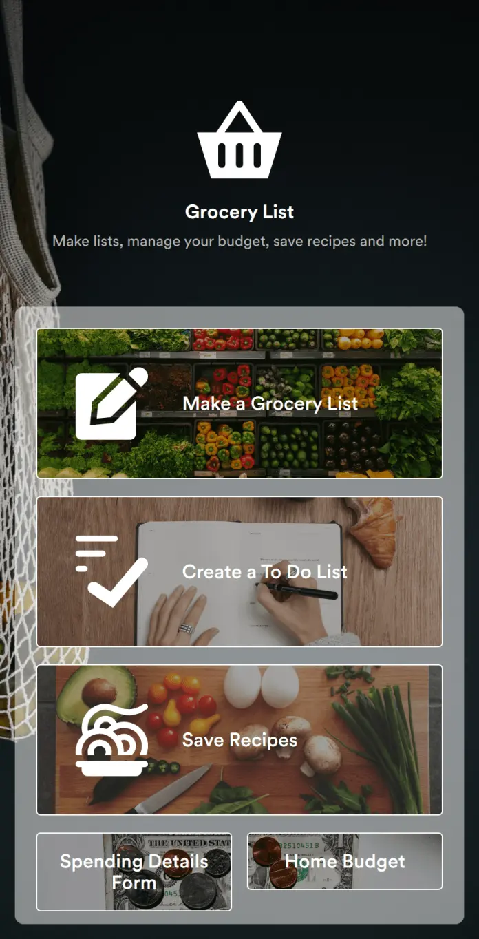 Grocery List App