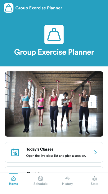 Group Exercise App Template