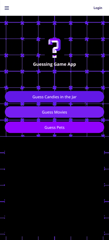 Guessing Game App Template