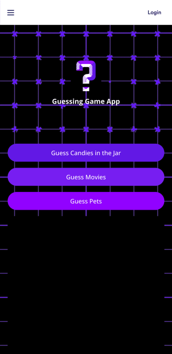 Guessing Game App Template