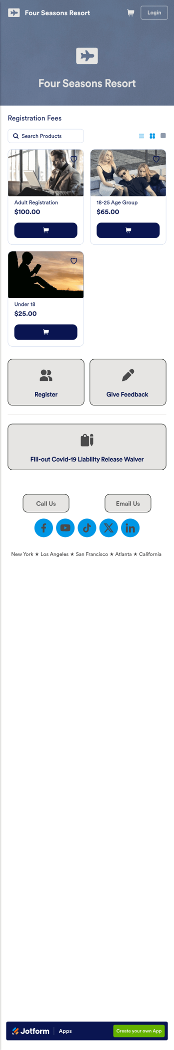 Guest Registration App Template