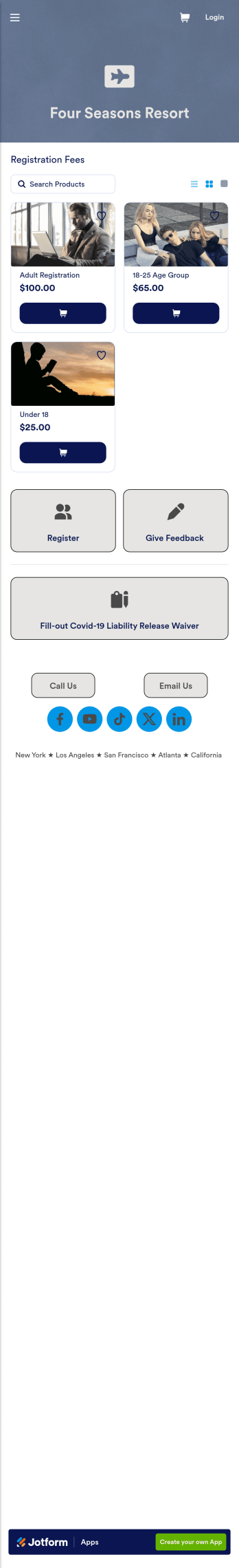 Guest Registration App Template