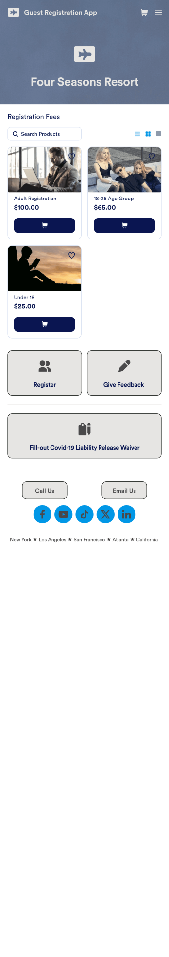 Guest Registration App Template