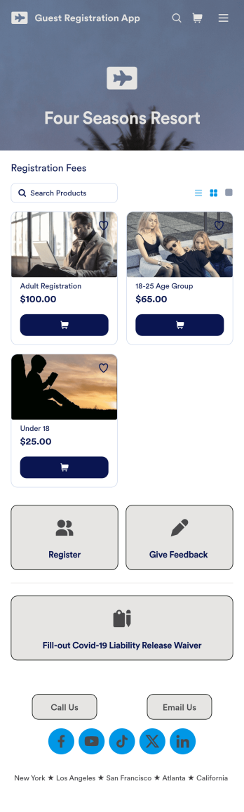 Guest Registration App Template