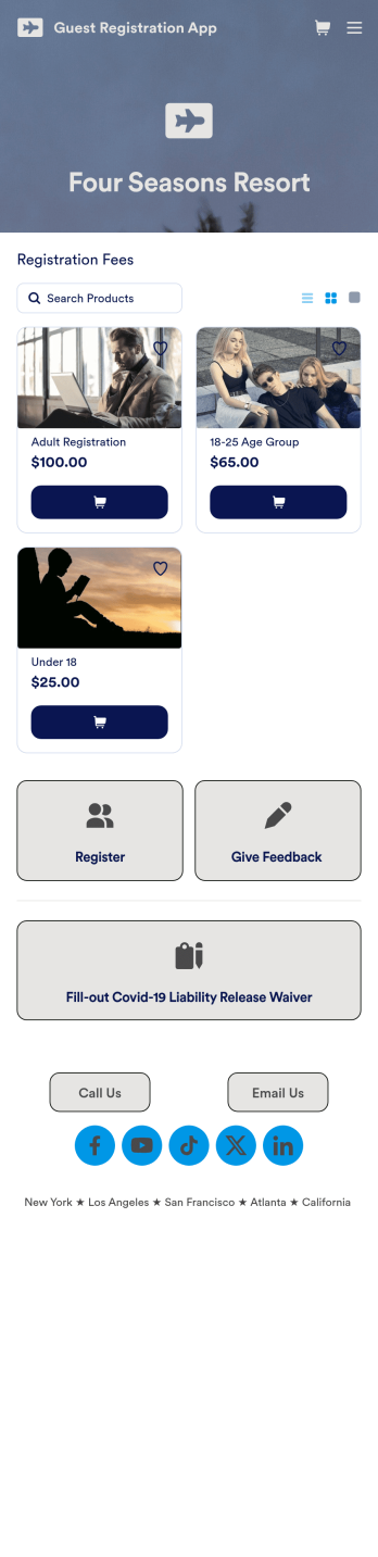 Guest Registration App Template