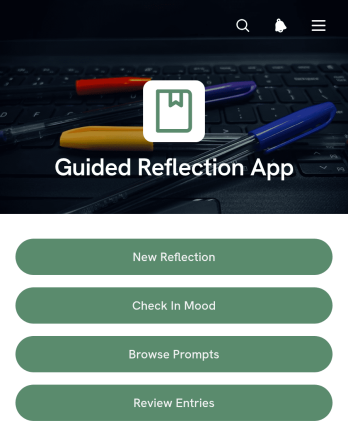 Guided Reflection App Template