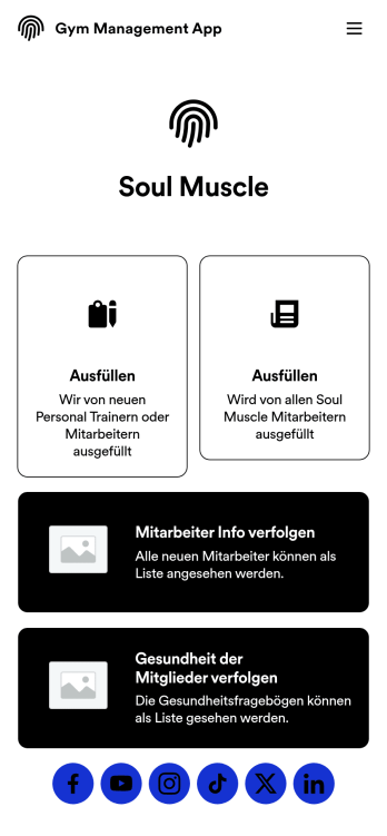 Gym Management App