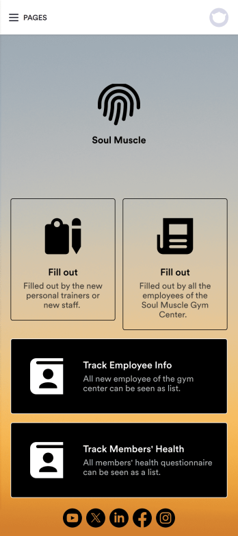 Gym Management App Template